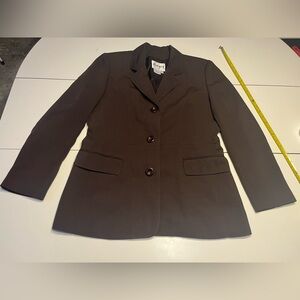 Rafael women’s size 10 dark brown business attire blazer